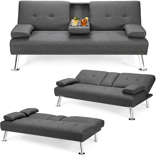 sofa-cama-futon-gris